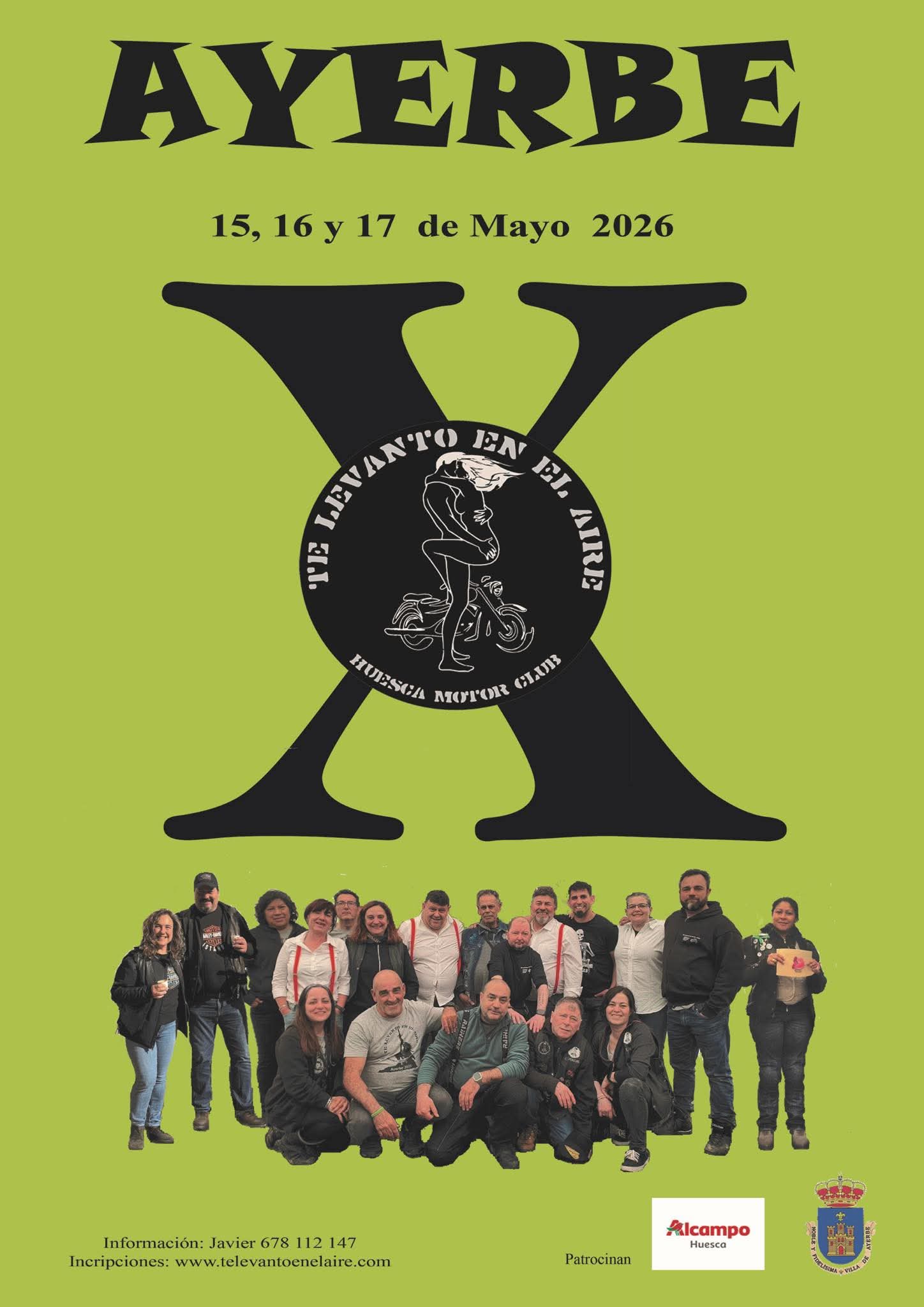 poster evento concentración motora